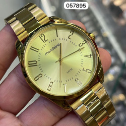 Relógio Feminino Mondaine Dourado – Clássico e Sofisticado