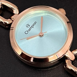 Relógio Feminino Champion Luxo Rose Gold – Sofisticação em Forma de Joia